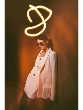 NWT Alexis wool mini shift pearl white Luya dress